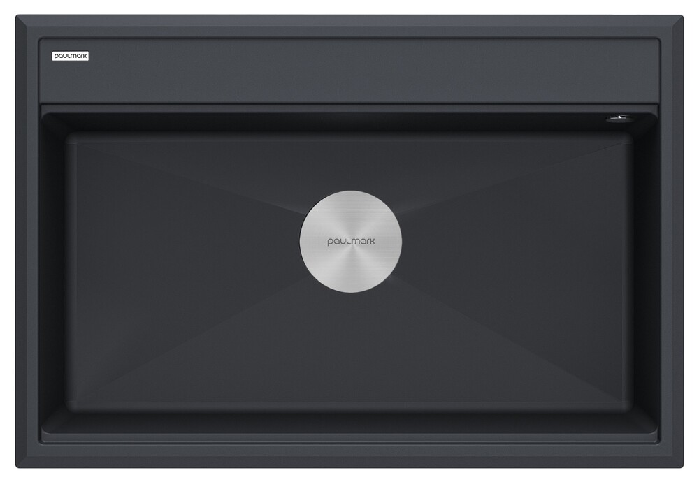 Paulmark STEPIA 80, мойка, гранит, антрацит Детальное фото товара: Paulmark STEPIA 80, мойка, гранит, антрацит