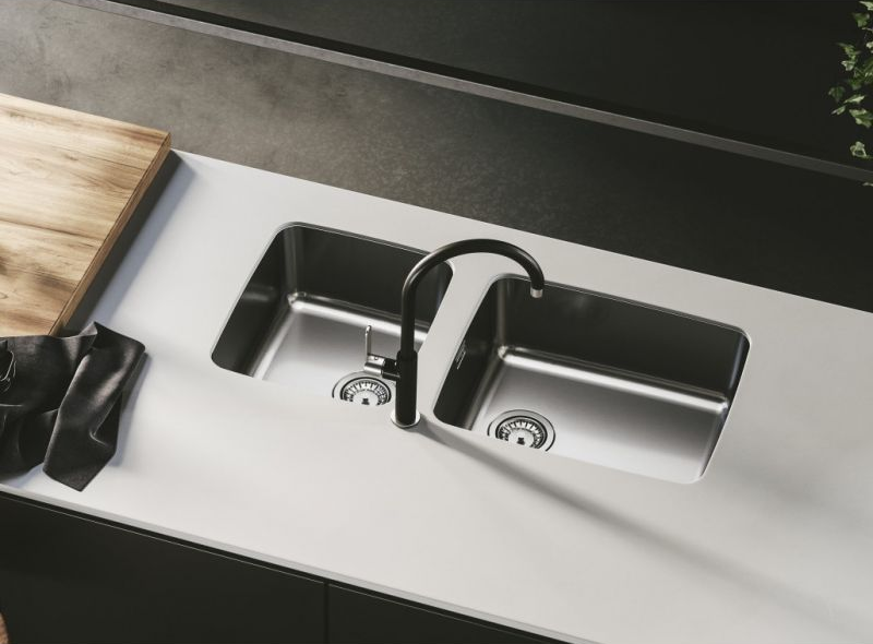 Детальное фото товара: ALVEUS LUNO 40 SAT, мойка, нержавеющая сталь (без выпуска и сифона в комплекте)