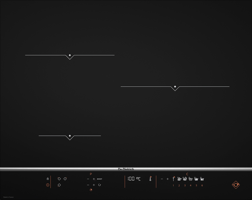 Фото товара: De Dietrich DPI7570XT индукционная поверхность