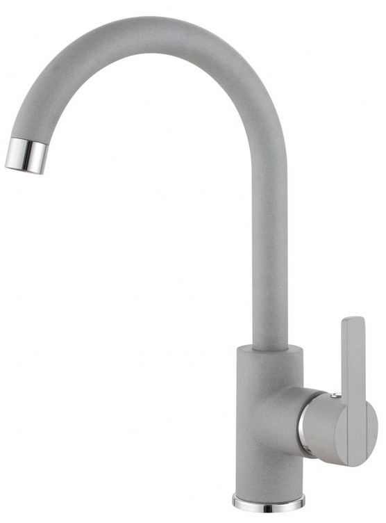 Фото товара: ALVEUS GENESIS TONIA G81 CONCRETE, смеситель, гранит, серый