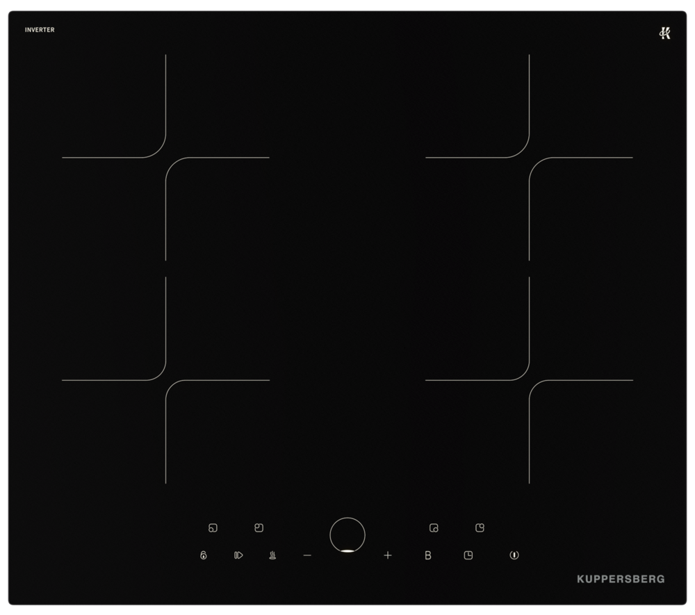 Детальное фото товара: Kuppersberg ICI 608 Black R индукционная поверхность