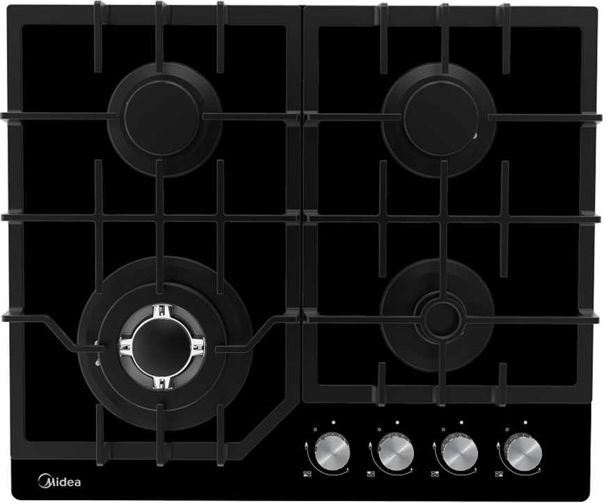 Фото товара: Midea MG643TGB газовая поверхность