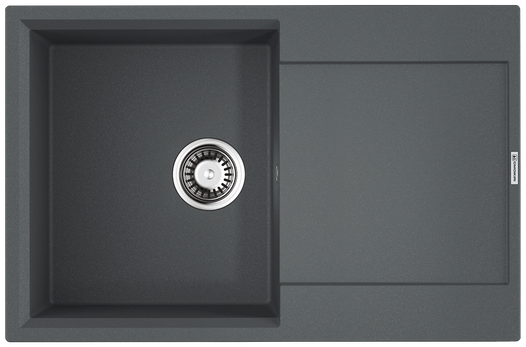 Фото товара: Omoikiri Daisen 78T-GR, мойка, гранит, leningrad grey