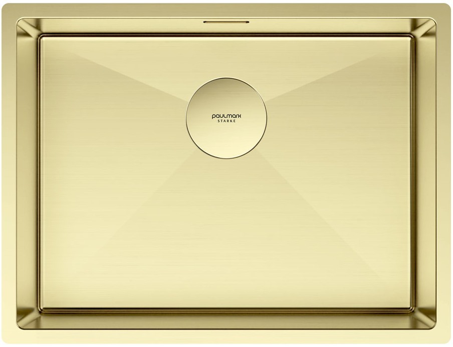 Фото товара: Paulmark NEXT 58 UNI, мойка, нержавеющая сталь, светлое золото