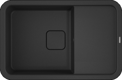 Фото товара: Omoikiri Tasogare 78-BL, мойка, гранит, черный