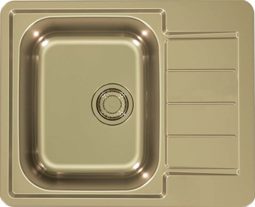 Фото товара: ALVEUS LINE MONARCH 110 GOLD, мойка, нерж.сталь, золото ( в комплекте с выпуском и сифоном)