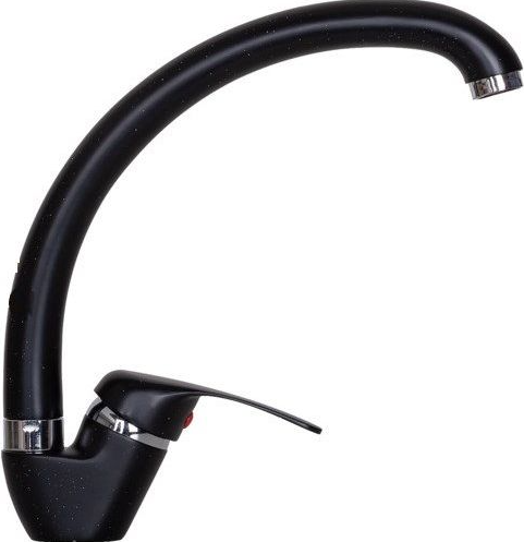 Фото товара: ALVEUS GENESIS GM 230 G91 AQ, смеситель, гранит, черный