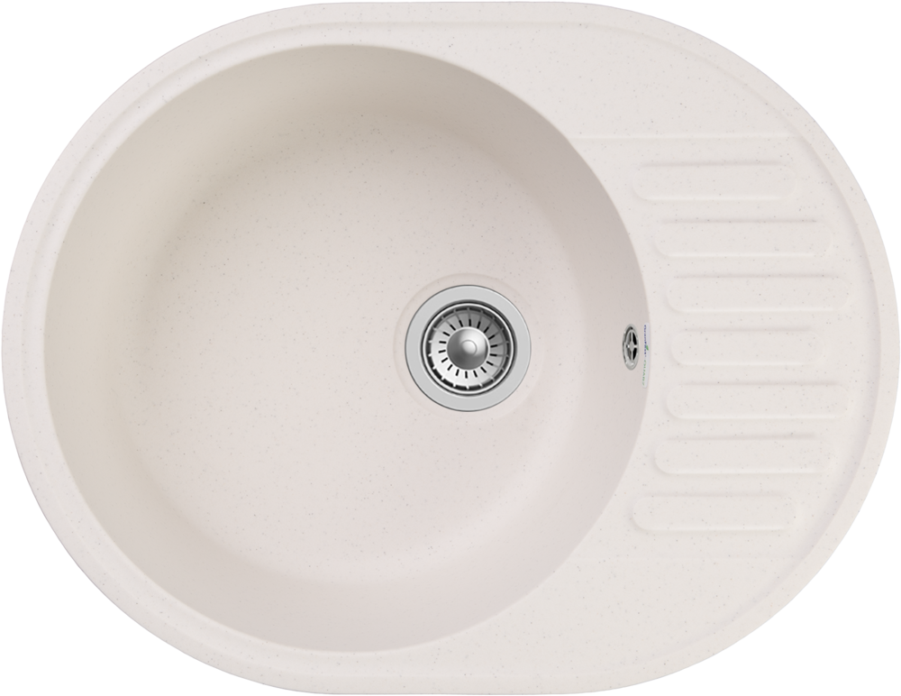 Детальное фото товара: GranFest QUARZ GF-Z58, мойка, гранит, белый