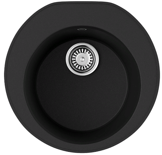 Фото товара: Omoikiri Miya 50R BL, мойка, гранит, черный