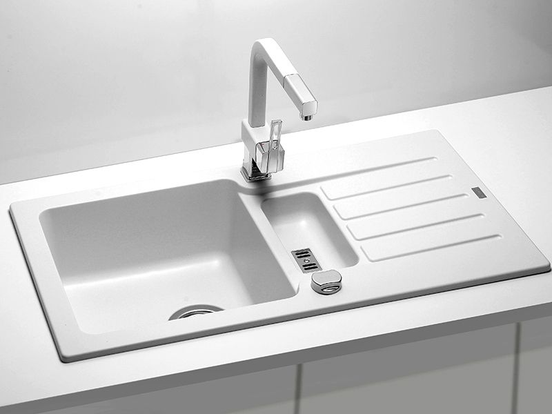 Детальное фото товара: ALVEUS NIAGARA 70 GRANITAL ARCTIC-G11, мойка, гранит, белый (с сифоном 1105297)