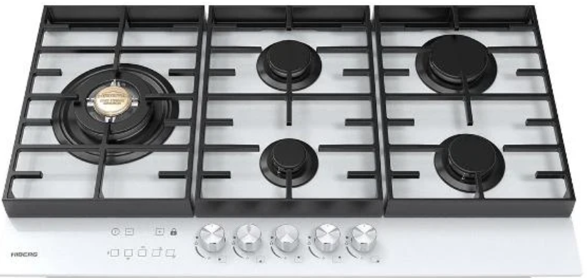 Фото товара: HIBERG VM 9155 W газовая поверхность