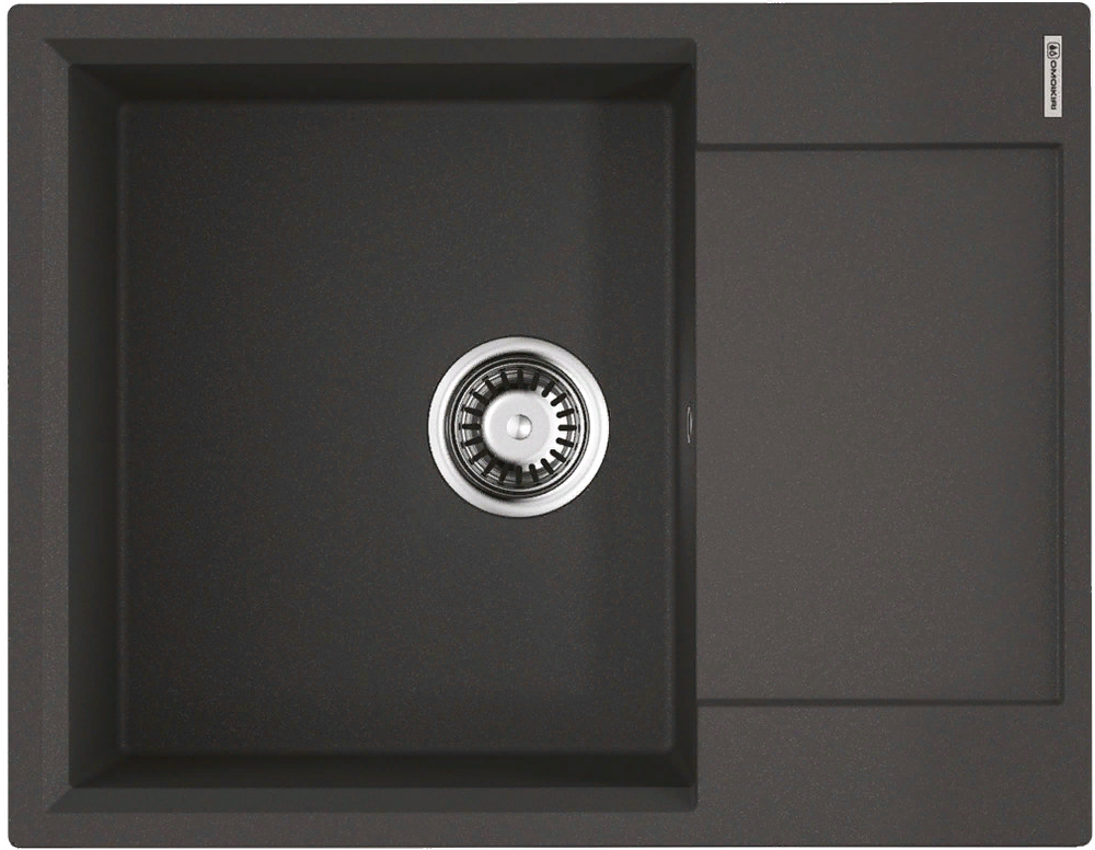 Фото товара: Omoikiri Daisen 65T-BL, мойка, гранит, черный