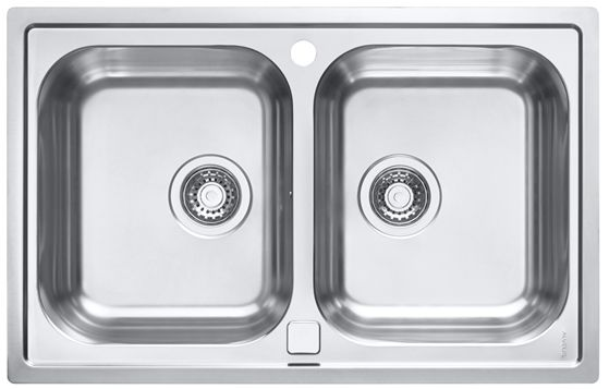 Фото товара: ALVEUS LINE MAXIM 90-SAT, мойка, нержавеющая сталь (с сифоном 1127257)