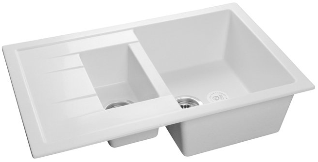 GranFest QUADRO GF-Q-775 KL, мойка, мрамор, иней Фото товара: GranFest QUADRO GF-Q-775 KL, мойка, мрамор, иней