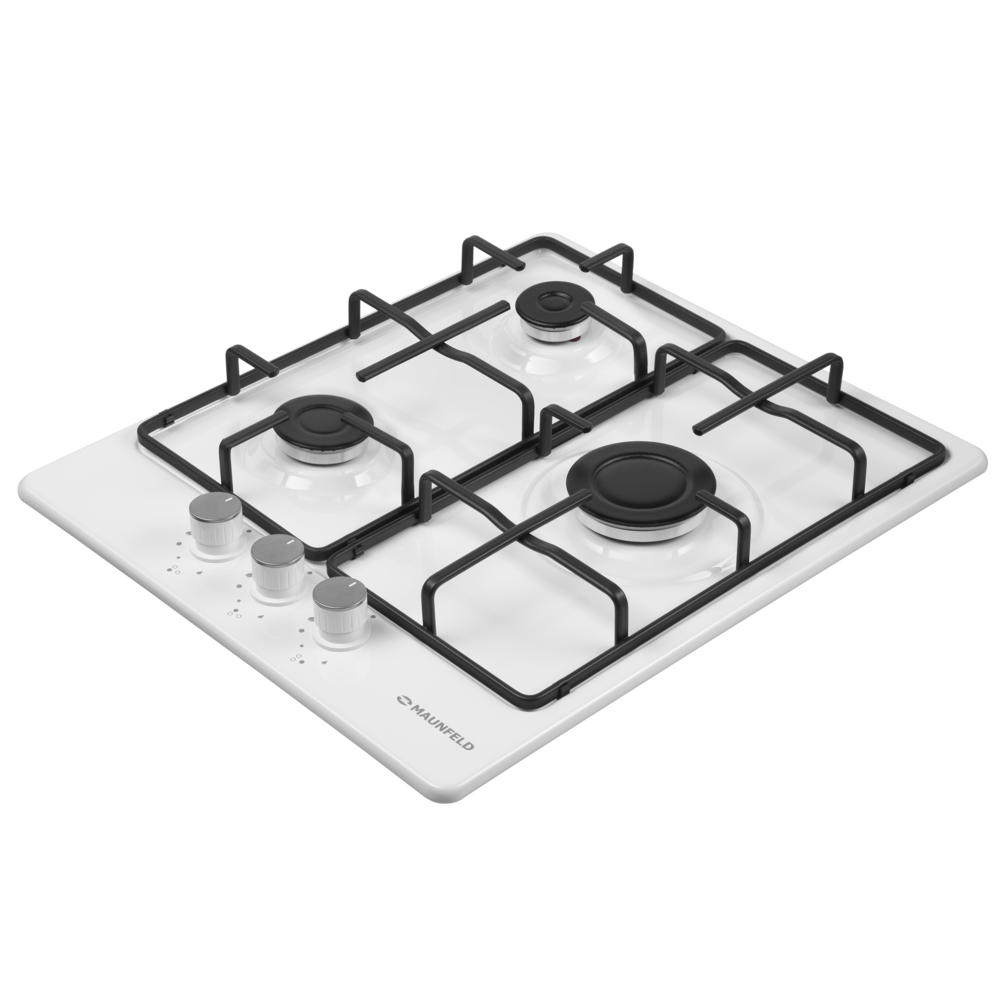 Maunfeld EGHE.43.3STS-EW Детальное фото товара: Maunfeld EGHE.43.3STS-EW газовая поверхность
