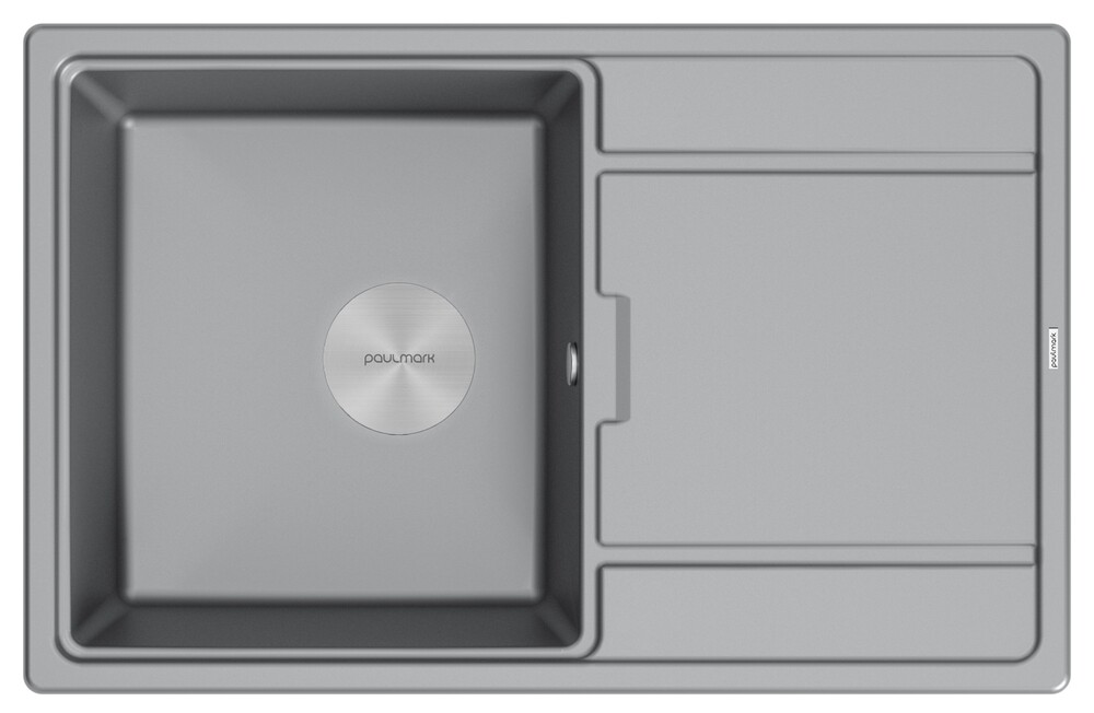Фото товара: Paulmark FLUGEN 50-780, мойка, гранит, серый металлик