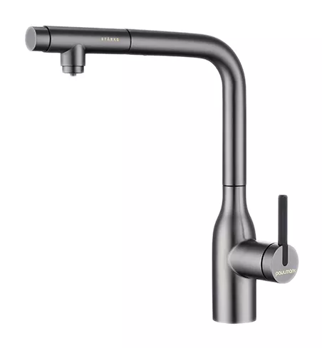 Фото товара: Paulmark VIPER, смеситель, вороненая сталь   