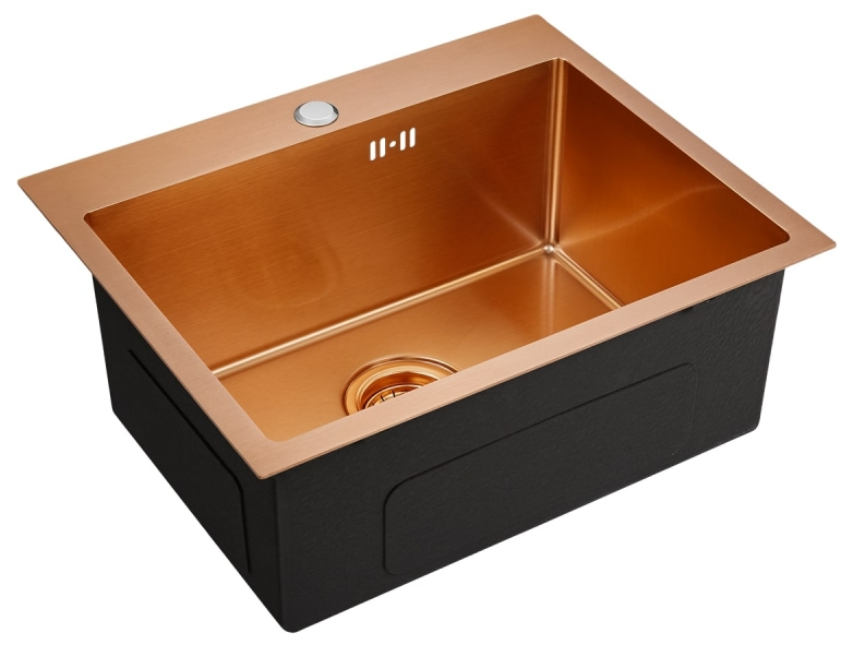 Фото товара: Emar EMB-115 PVD Nano Coppery, мойка, нержавеющая сталь, медь
