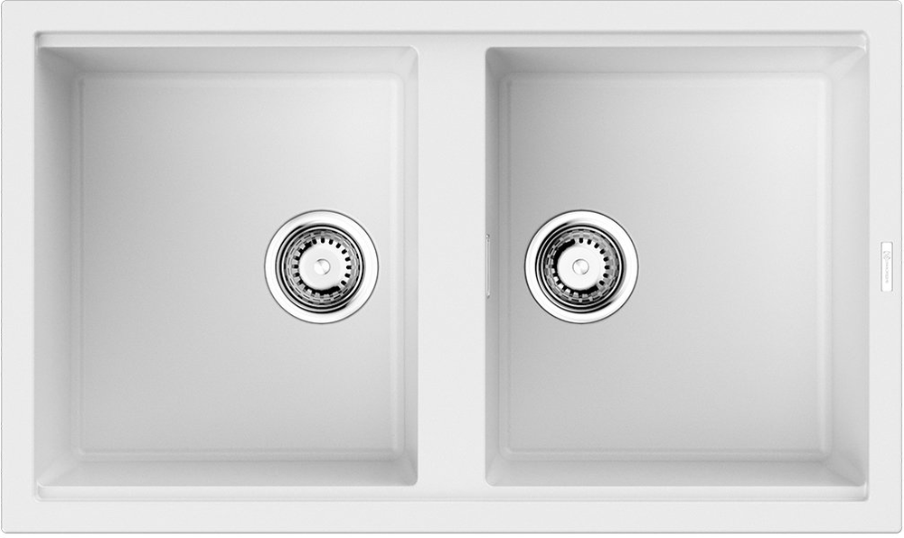 Фото товара: Omoikiri Kitagawa 86-2-WH, мойка, керамика, белый