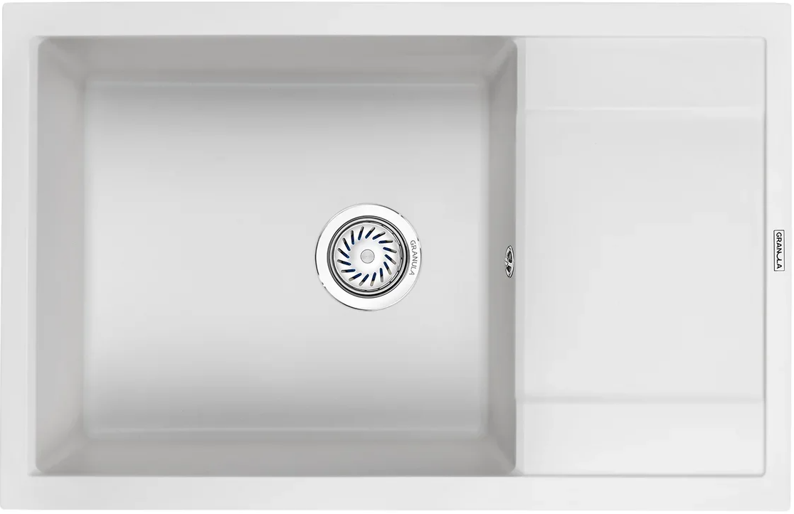 Фото товара: GRANULA 7805 мойка, гранит, арктик (белый)