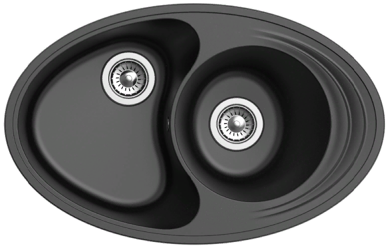 Фото товара: Ewigstein Elegant E- W90KF, мойка, гранит, черный