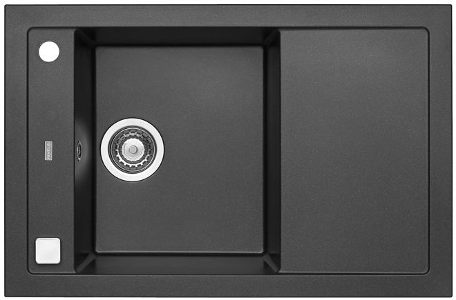 Фото товара: ALVEUS FORMIC 30 GRANITAL+ TWILIGHT-G05M, мойка, гранит, черный металлик (с сифоном 1127749)