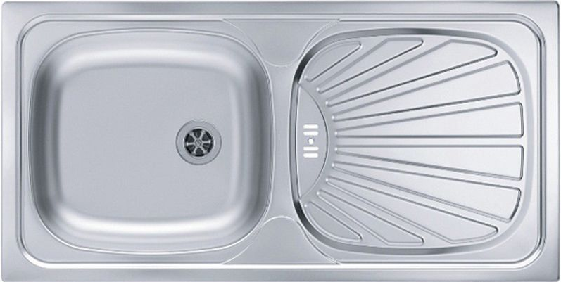 Фото товара: ALVEUS BASIC 80 NAT-60, мойка, нержавеющая сталь (в комплекте с сифоном 1071237)