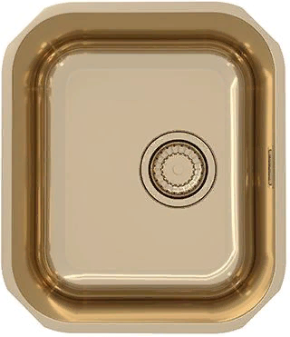 Детальное фото товара: ALVEUS VARIANT MONARCH 40 BRONZE, мойка, нерж. сталь, бронза (в комплекте с выпуском без сифона)