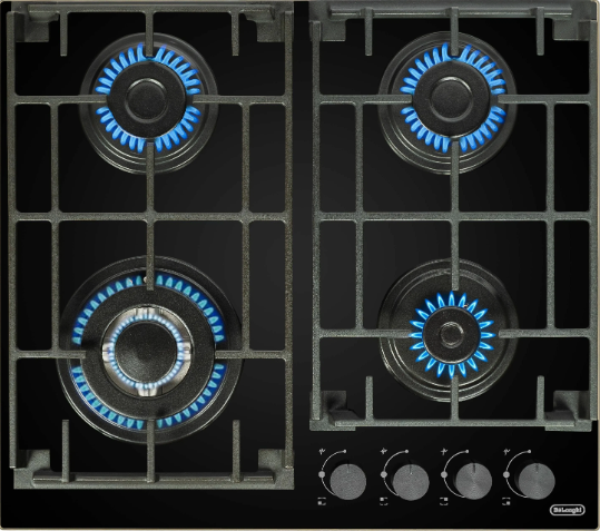 Фото товара: DeLonghi GRETA 6GW NB газовая поверхность