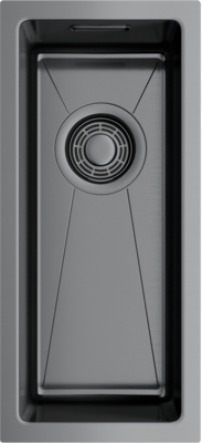 Фото товара: Omoikiri Taki 20-U/IF-GM, мойка, нержавеющая сталь/вороненая сталь