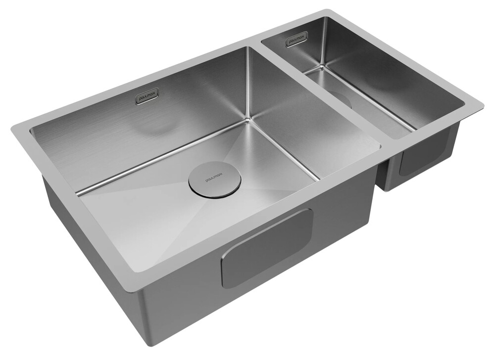 Детальное фото товара: Paulmark NEXT 69/2S UNI, мойка, нержавеющая сталь брашированная (левая)