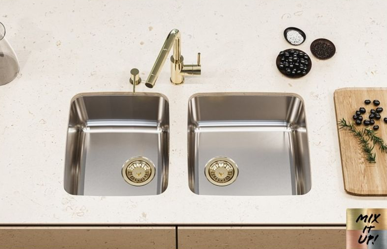 Детальное фото товара: ALVEUS LUNO 20 SAT, мойка, нержавеющая сталь (без выпуска и сифона в комплекте)