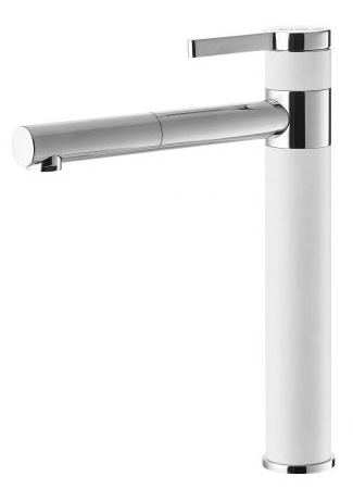 Фото товара: ALVEUS ZINA CHR - G11, смеситель, гранит, белый