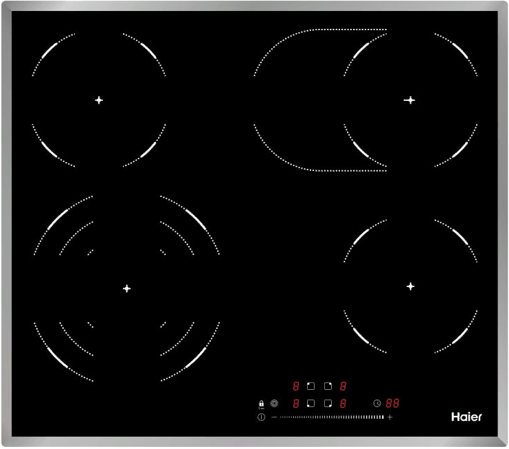 Фото товара: Haier HHY-C64TOFB стеклокерамическая поверхность