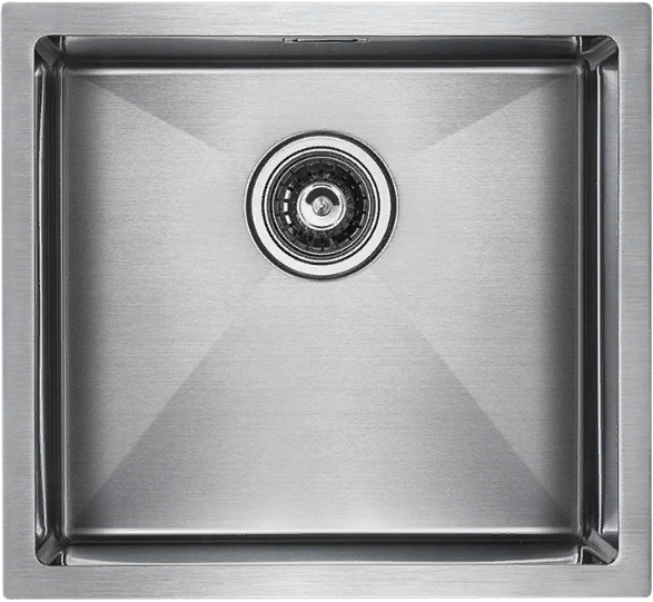 Детальное фото товара: Paulmark ALLER 48 UNI, мойка, нержавеющая сталь брашированная