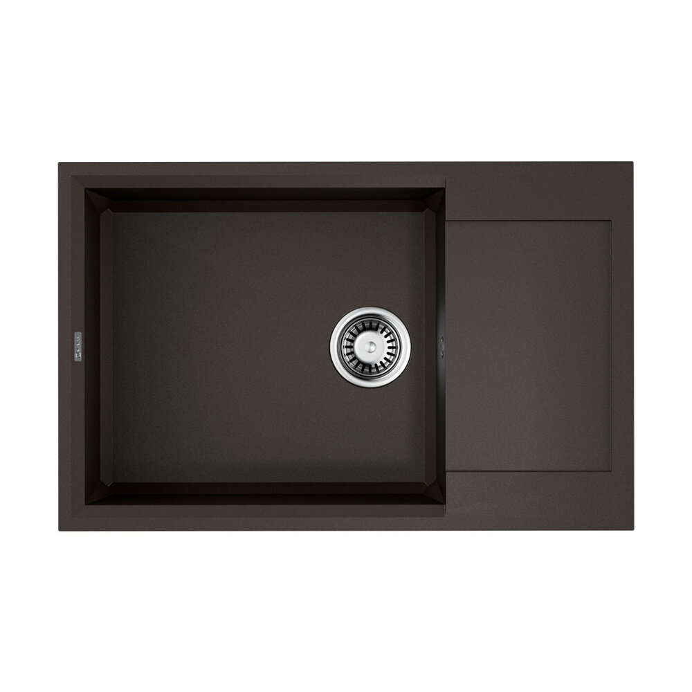 Omoikiri Sakaime 78-LB-ES, мойка, гранит, espresso Фото товара: Omoikiri Sakaime 78-LB-ES, мойка, гранит, espresso