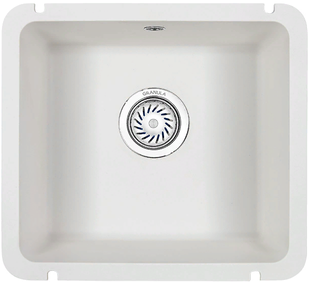 Фото товара: GRANULA 3601 мойка, гранит, арктик (белый)