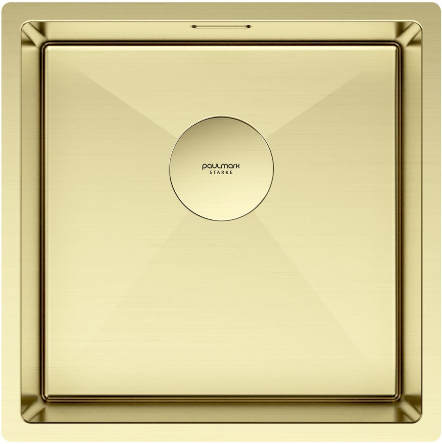 Фото товара: Paulmark NEXT 44 UNI, мойка, нержавеющая сталь, светлое золото