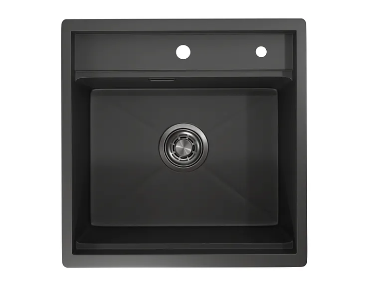 Фото товара: GRANULA 5051 мойка, нержавеющая сталь, черный матовый