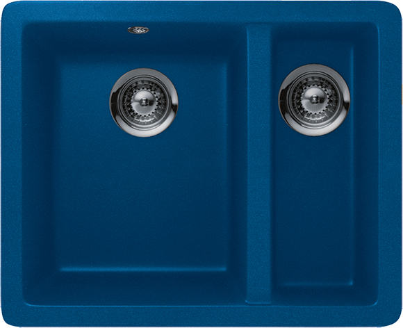 Фото товара: Schock Quadro 60 Plus, мойка, гранит, океан (синий)