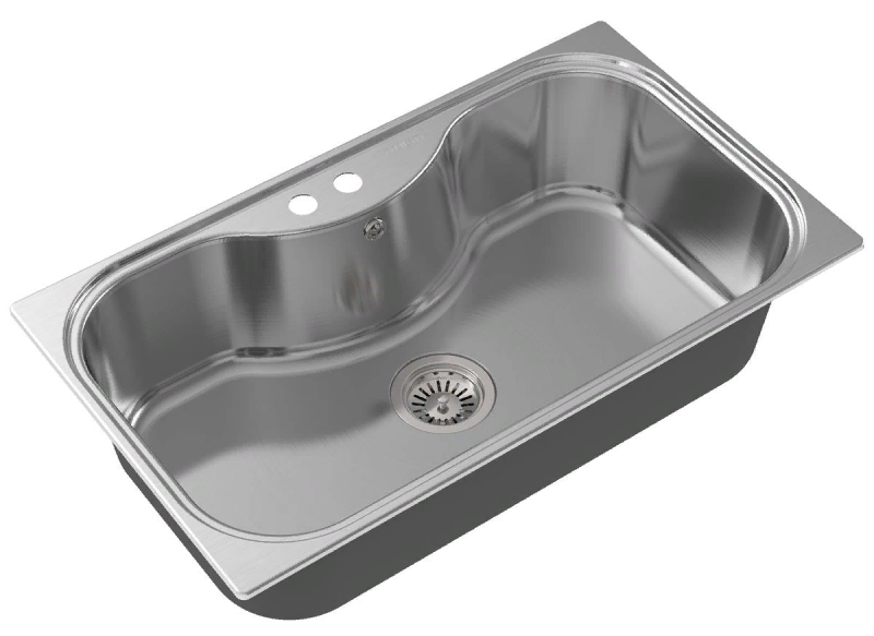 Фото товара: Oulin OL-330(F&P), мойка, нержавеющая сталь сатин