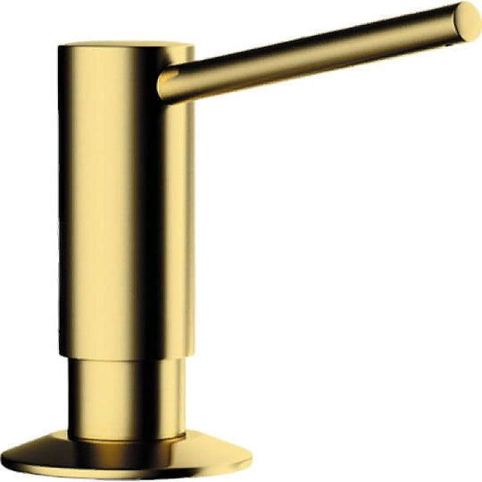 Blanco Livia, дозатор жидкого моющего средства, золото Детальное фото товара: Blanco Livia, дозатор жидкого моющего средства, золото