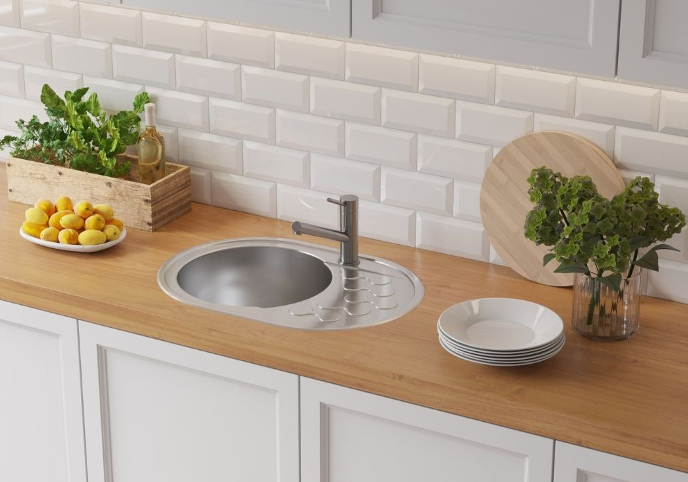 Детальное фото товара: Omoikiri Kasumigaura 65-IN, мойка, нержавеющая сталь