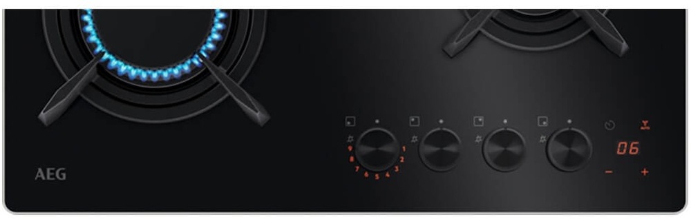 Детальное фото товара: AEG HKB64453NB газовая поверхность