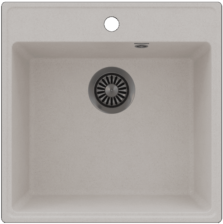 Фото товара: Maunfeld Perla 505 MFQS-505W, мойка, гранит, кремовый