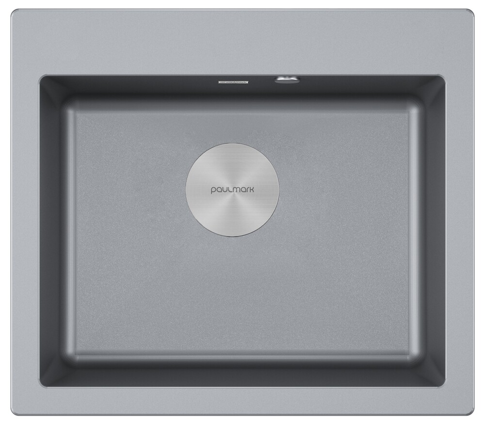 Фото товара: Paulmark KANTE 60, мойка, гранит, серый металлик