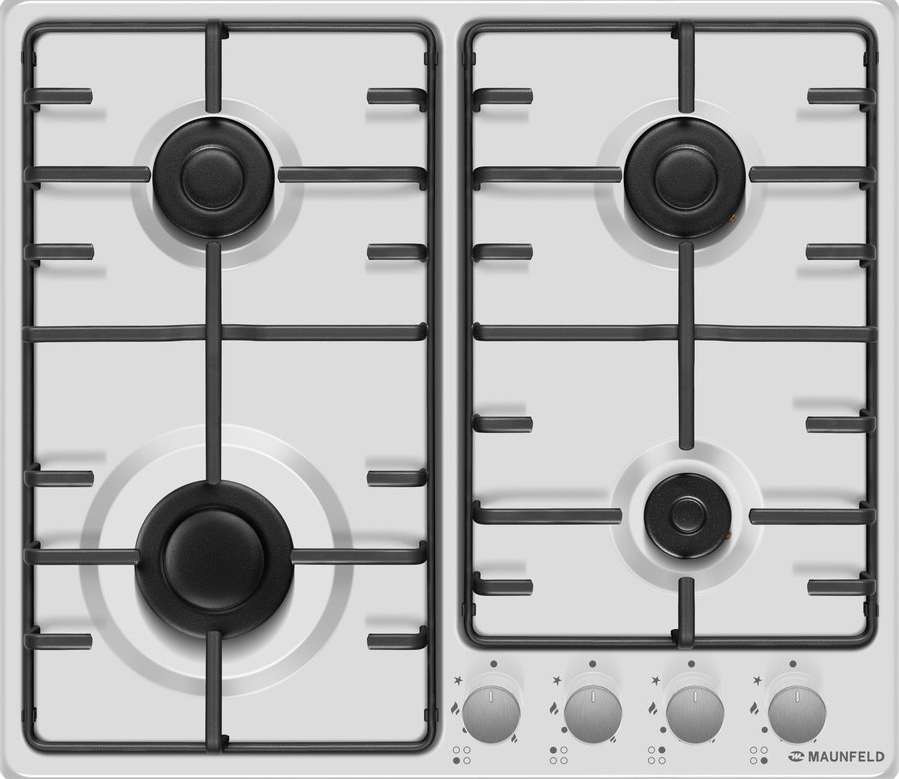 Фото товара: Maunfeld EGHE.64.3STS-EW/G газовая поверхность