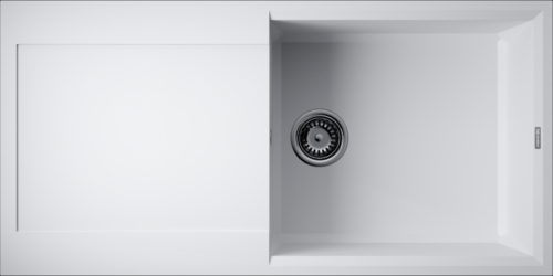 Фото товара: Omoikiri Sakaime 100-WH, мойка, гранит, белый