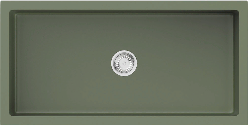 Фото товара: Omoikiri Mikura 91 OL, мойка, керамика, olive