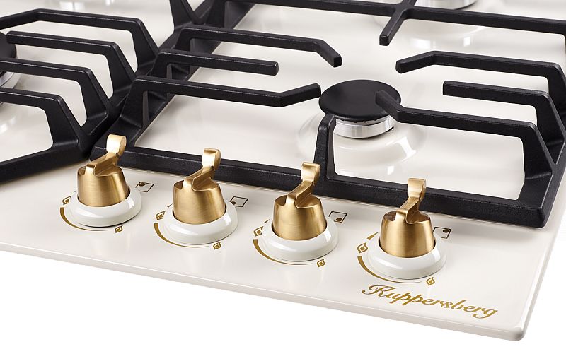 Kuppersberg FS 603 C Bronze Детальное фото товара: Kuppersberg FS 603 C Bronze газовая поверхность